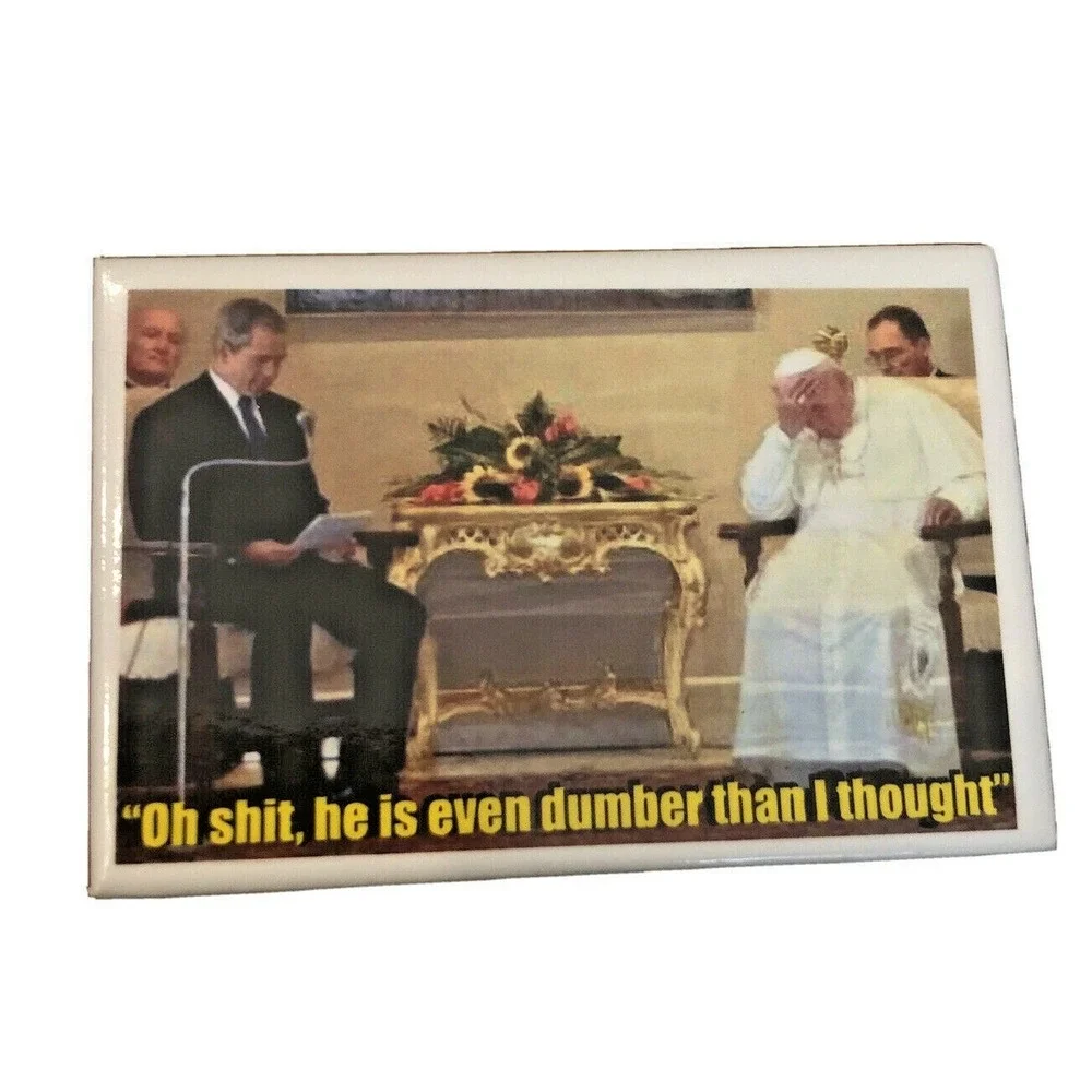 George Bush and the Pope 